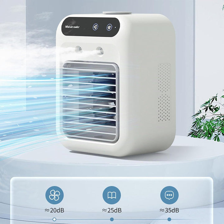 Mini-Klimaanlage, effiziente Kühlung, leichte tragbare Klimaanlage, Sprühwassertank, 500 ml, mobiler