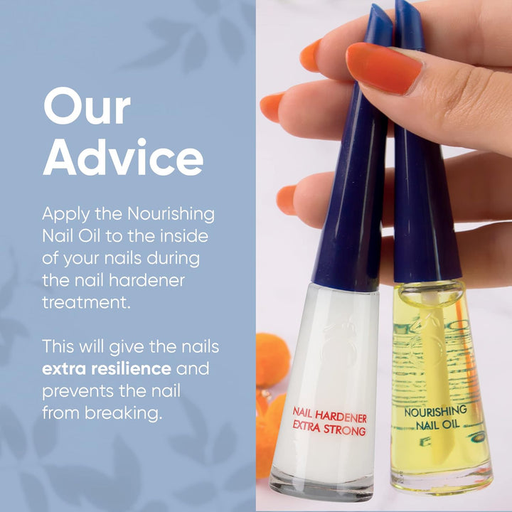 Herome Combi-Pack Nagelhärter Extra Stark & Pflegendes Nagelöl (Nail Hardener Extra Strong & Nourish