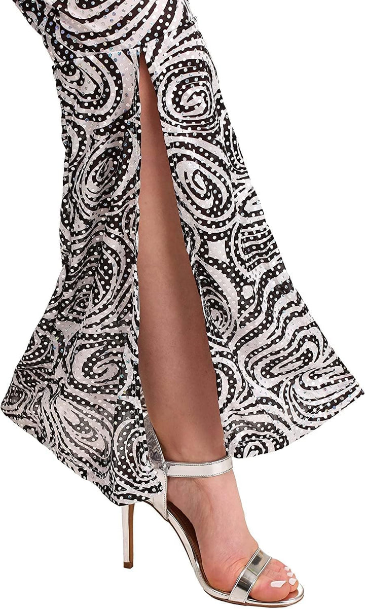 California Costumes Damen Foxy Lady Disco Kostüm, Weiss, Schwarz, XL XL Weiss, Schwarz, XL Wei&#xDF;