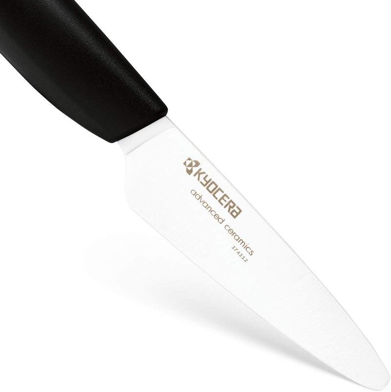 Kyocera GEN Starterset, Obst-/Gemüsemesser (Klinge 11 cm) mit Schäler, schwarzer Griff Schwarz Start