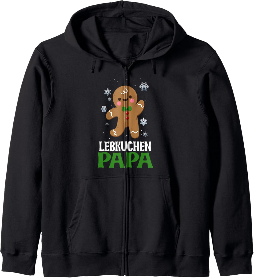 Lebkuchen Papa Kostüm Weihnachten Partnerlook Christmas Kapuzenjacke