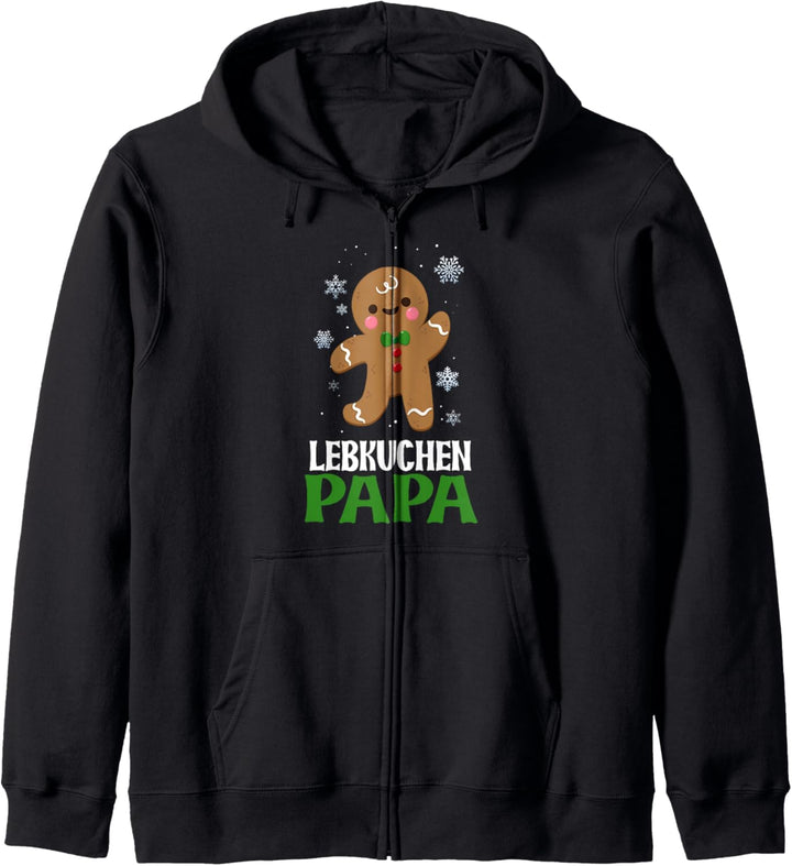 Lebkuchen Papa Kostüm Weihnachten Partnerlook Christmas Kapuzenjacke