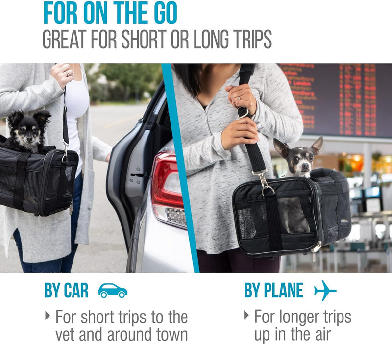 Sherpa Original Deluxe Transportbox für Haustiere, von Fluggesellschaften zugelassen und garantiert