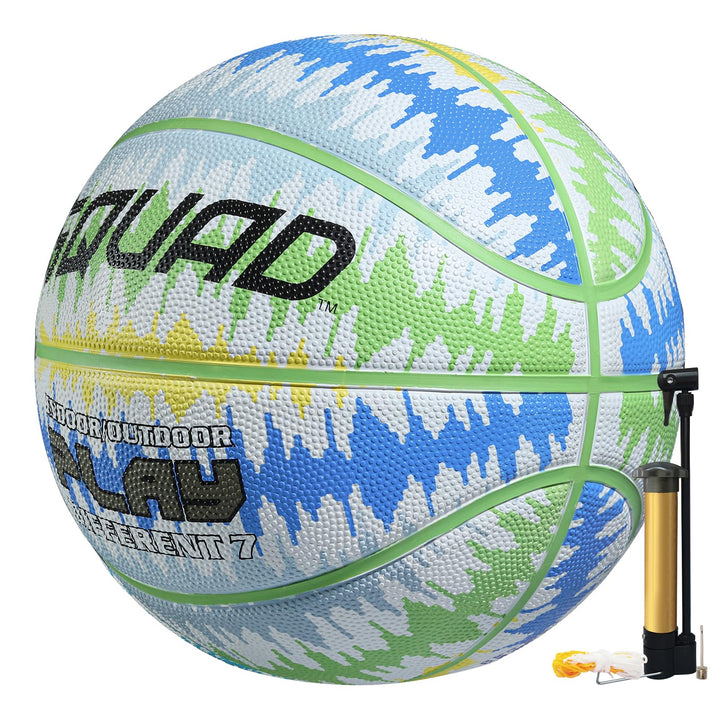 SQUAD Ultra Grip Basketball Grösse 7 (29,5") - Verbesserter Langlebiger Sprung für Outdoor-Spiel - T