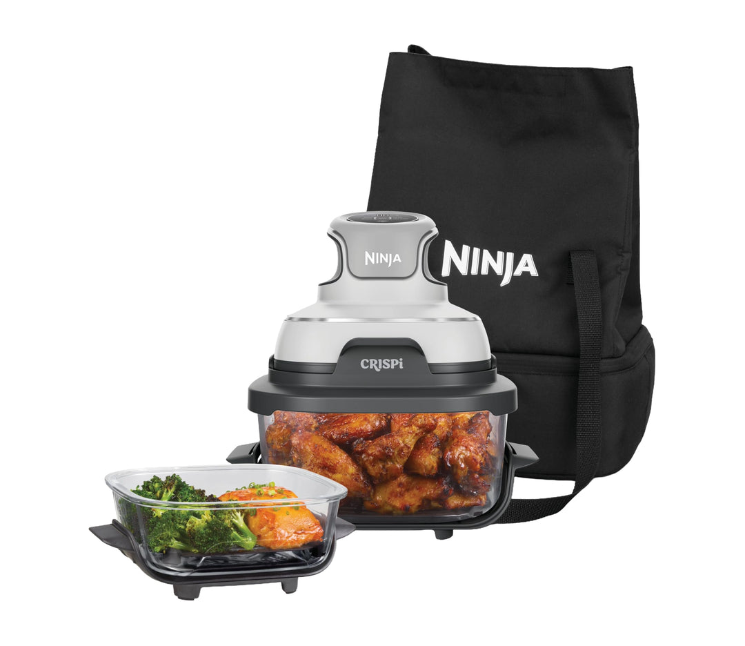 Ninja CRISPi Tragbare Heissluftfritteuse mit Tragetasche, 3,8 l & 1,4 l, 4-in-1: Heissluftfrittieren