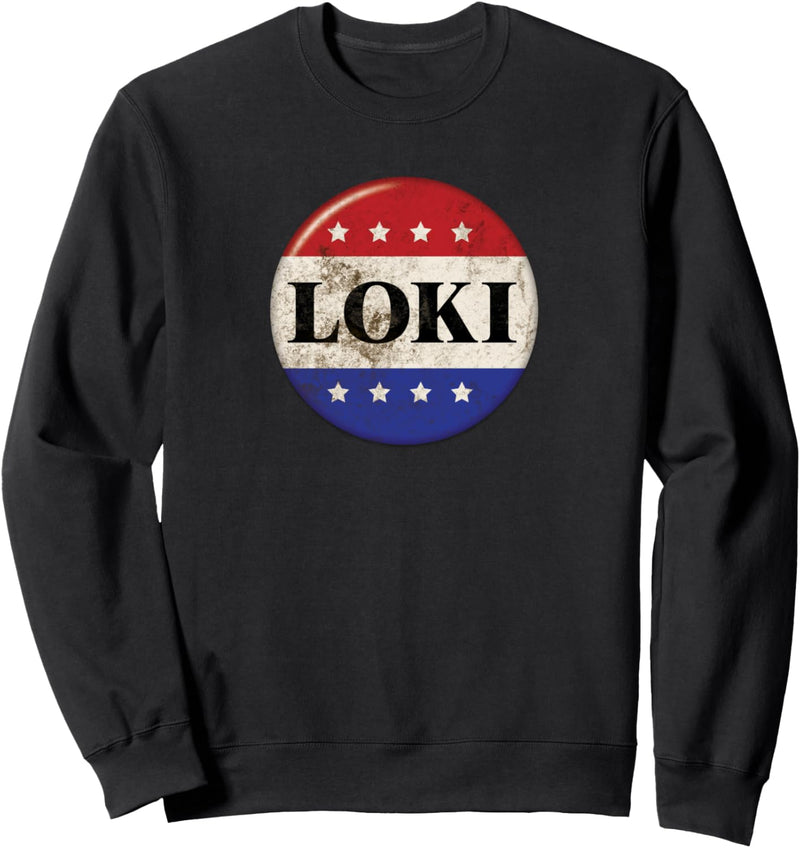 Marvel Loki President Loki Button Sweatshirt