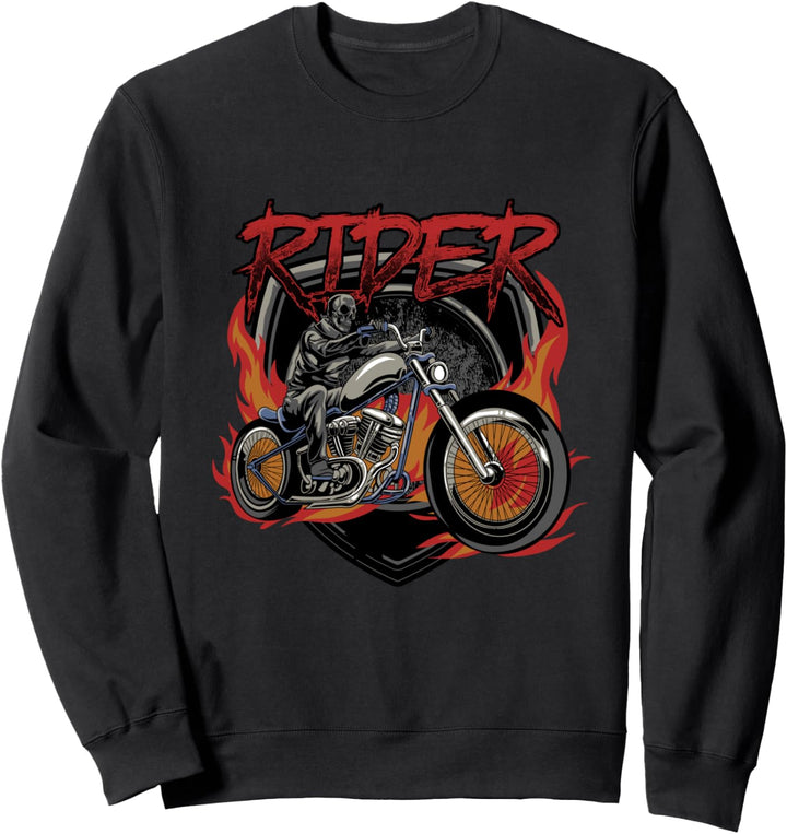 Motorrad Halloween Kostüm Geschenk - Biker Sweatshirt
