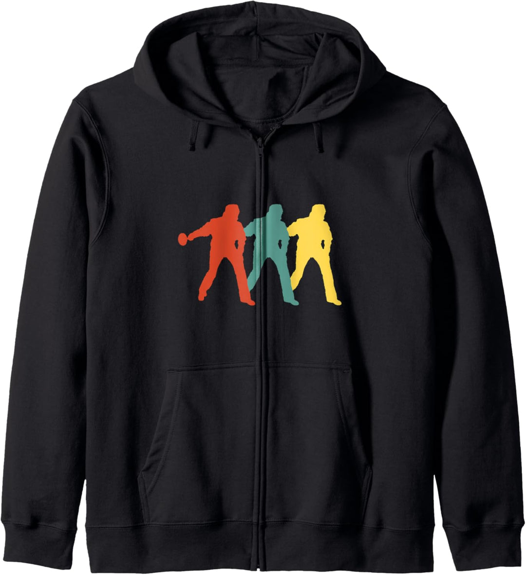 Stockschütze Geschenk Stockschiessen Vintage Eisstockschiessen Kapuzenjacke