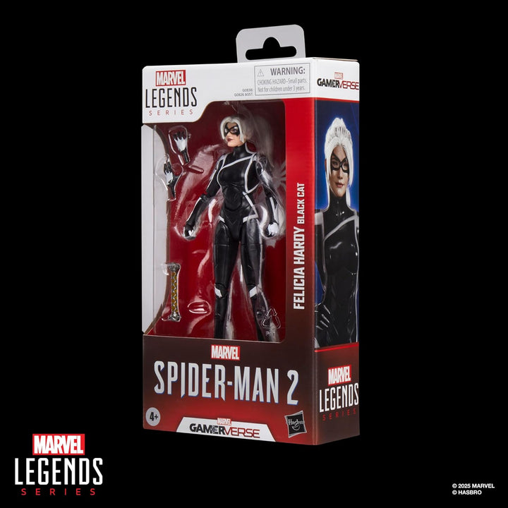 Marvel Legends Series Gamerverse Black Cat Felicia Hardy Action-Figur mit detailgetreuen Accessoires