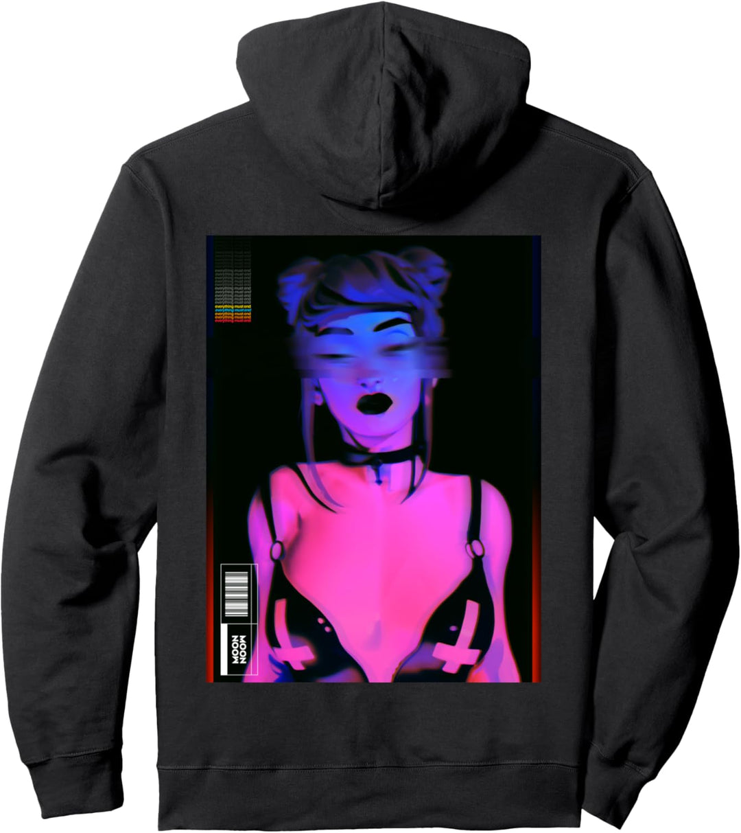 90s 80s Vaporwave Grunge | Lofi Egirl Eboy Aesthetic | Punk Pullover Hoodie