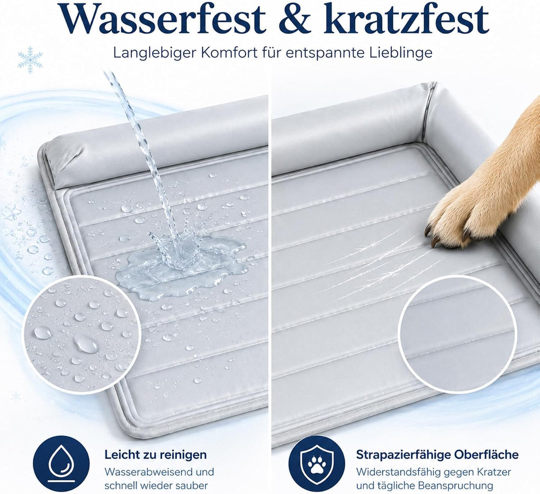 Kühlmatte Hund,58cmx48cm 2026 Neu Kühlmatte für Den Sommer,Selbstkühlende Hundematte,Waschbar kühlma