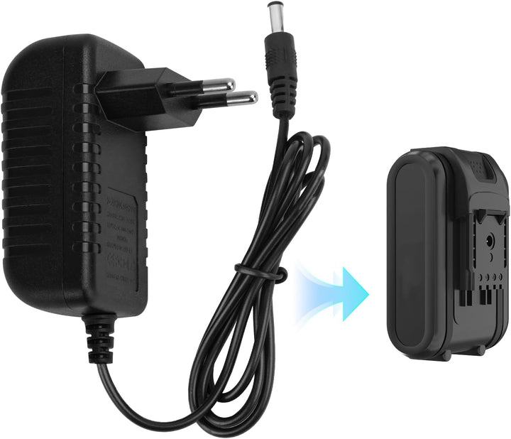 21V Akku Ladegerät | Lithium Akku Ladegerät mit Kontrollleuchte für Elektrische Kettensäge Lithium B