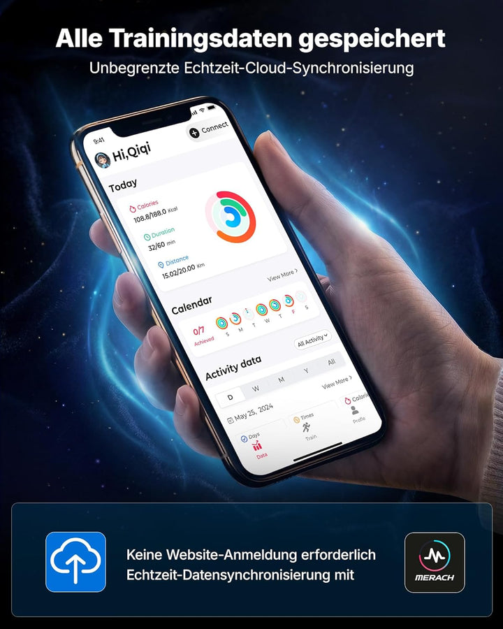 MERACH Rudergerät Luftwiderstand für Zuhause, Wettkampfmonitor, Verstellbarer Luftwiderstand, ergono