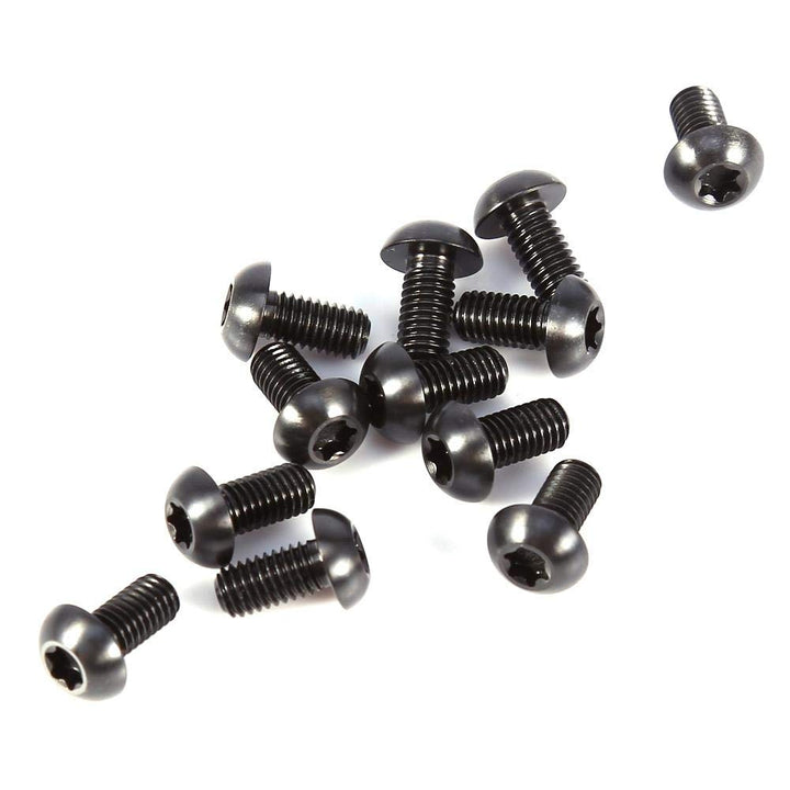 Tbest Titan Schrauben M5X10, Fahrrad Bremsbolzen 12 Stücke M5X10Mm Legierung Knopf Kopf T25 Torx Bol