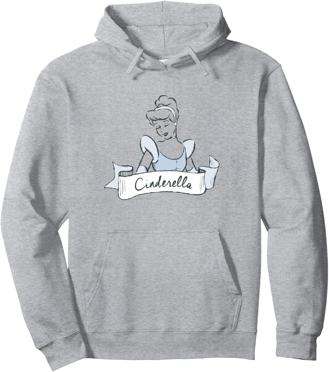 Disney Cinderella Sketch Portrait Pullover Hoodie