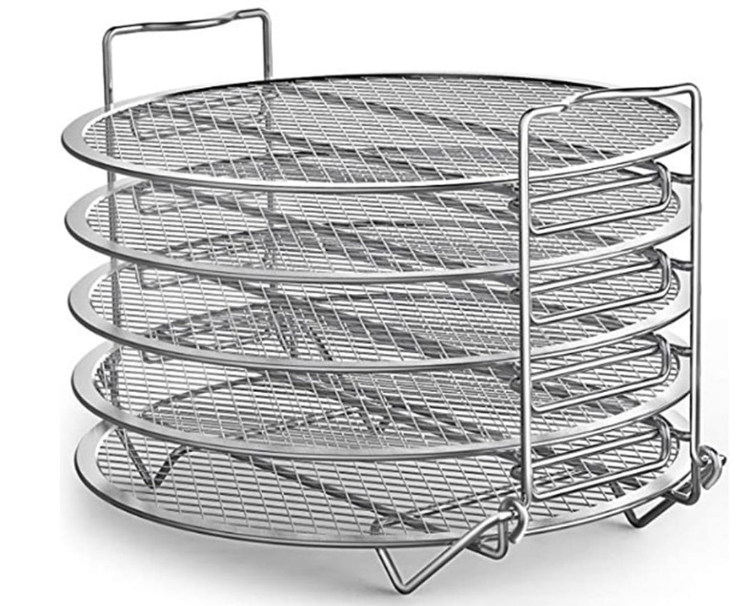 TINGJUNN Dörrgestell, Edelstahlständerzubehör, Schnellkochtopf & Luftfritteuse für Instant Pot Air F