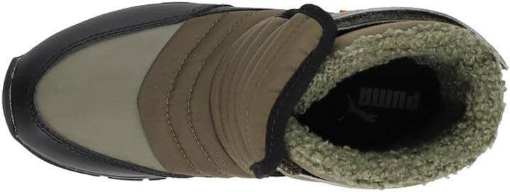 PUMA Unisex Kinder Nieve Boot WTR Ac Ps Sneaker 28 EU Grape Leaf Saffron, 28 EU Grape Leaf Saffron