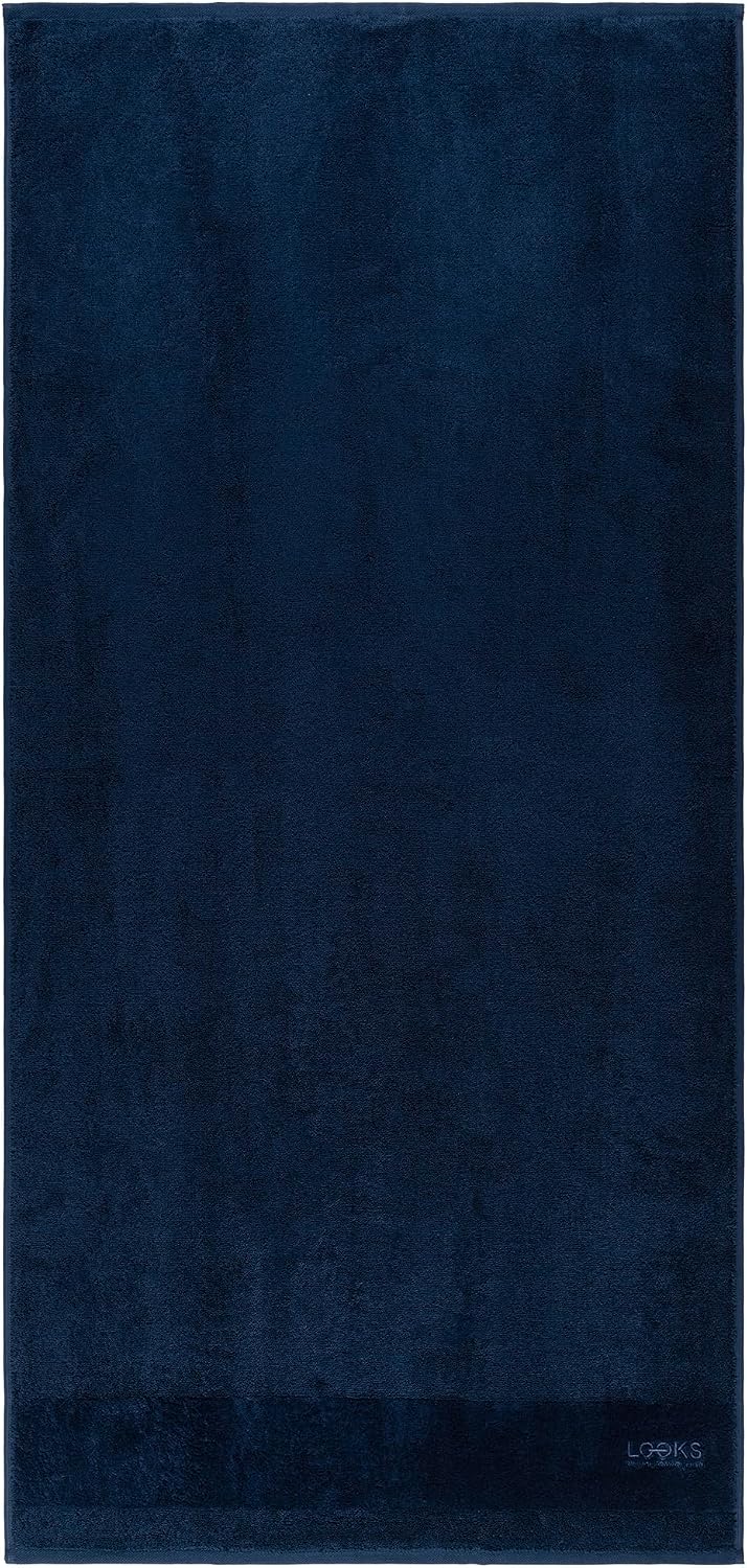 LOOKS BY WOLFGANG JOOP Duschtuch 70x140 cm – 100% Baumwolle Luxus Duschtücher mit Aufhänger &amp; Logost