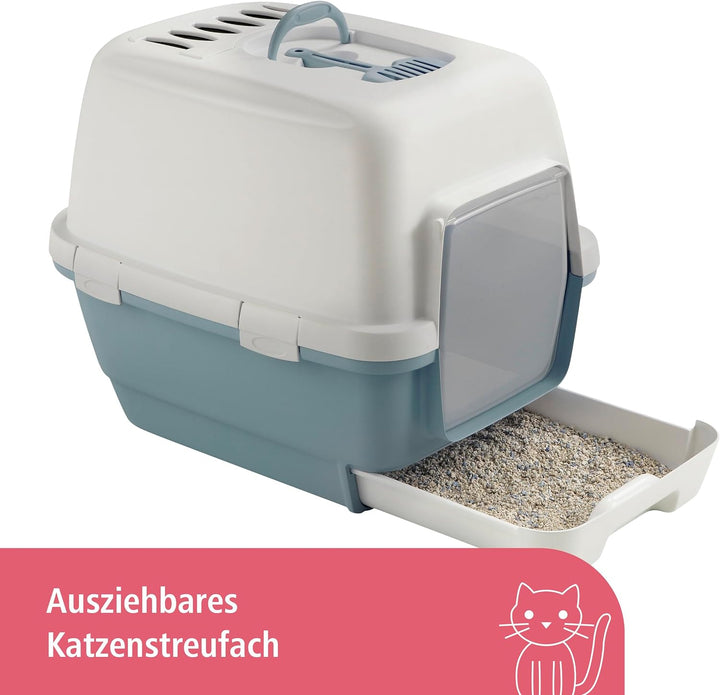 Stefanplast Katzentoilette Cathy „Clever & Smart“ Oder „Comfort“, mit Tür und Geruchsfilter, wahlwei