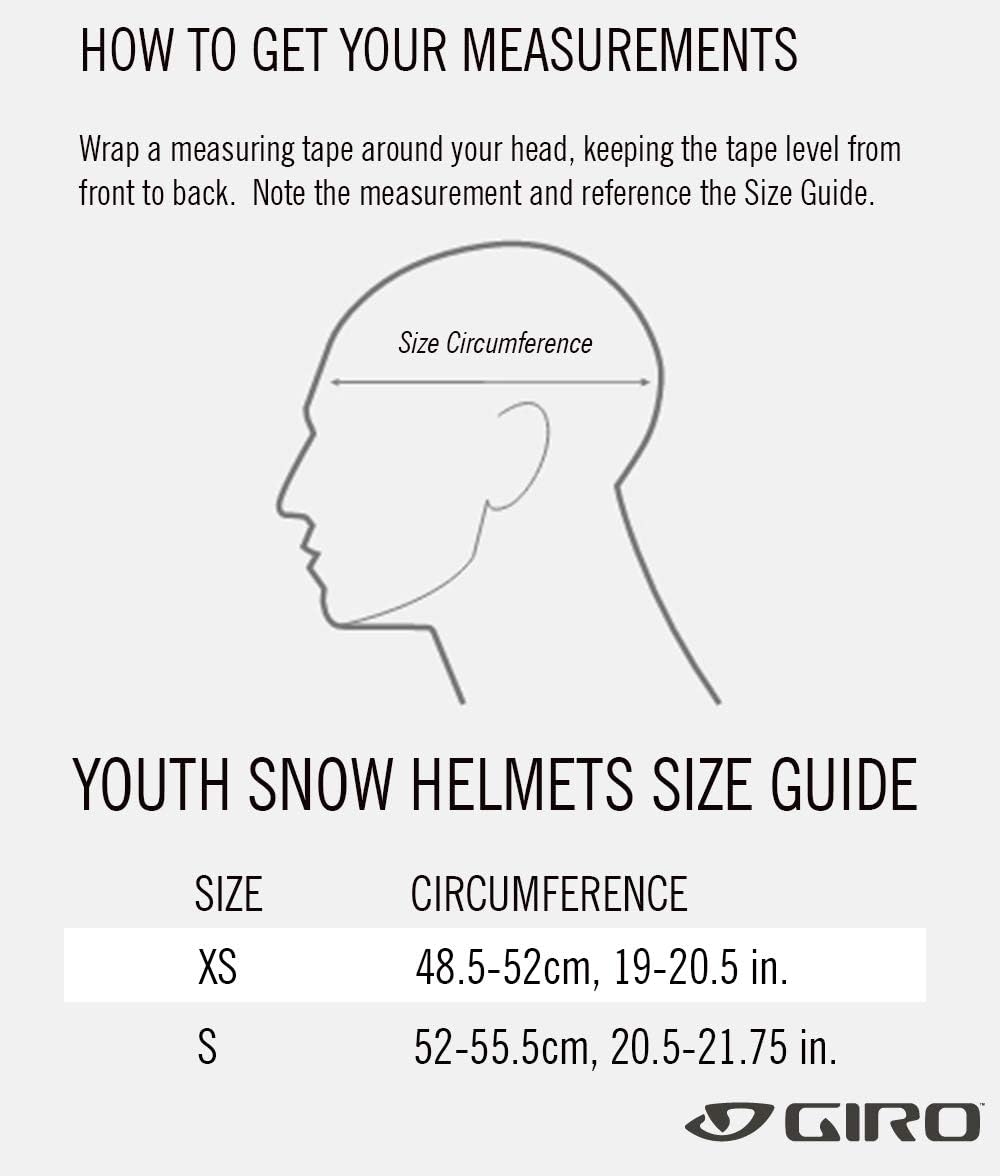 Giro Kinder Launch Plus Skihelm Snowboardhelm matte shock blue XS, matte shock blue XS
