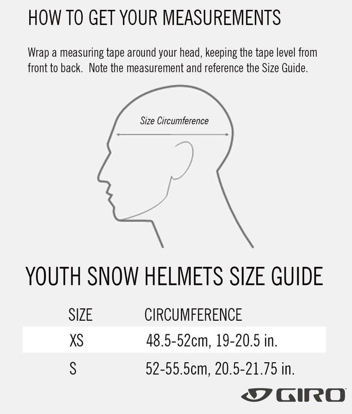 Giro Kinder Launch Plus Skihelm Snowboardhelm matte shock blue XS, matte shock blue XS