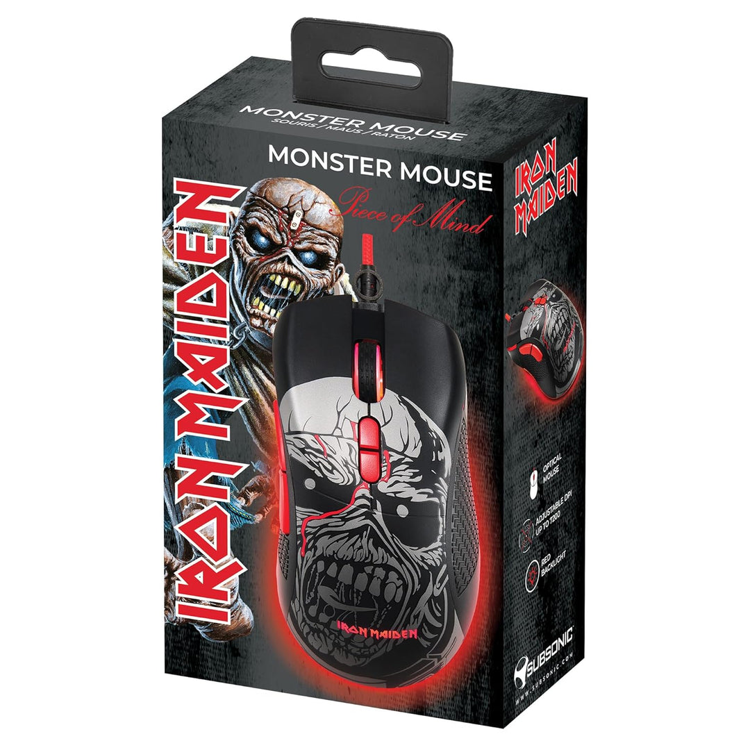 Subsonic - Gaming Maus Iron Maiden - Mouse iron Maiden