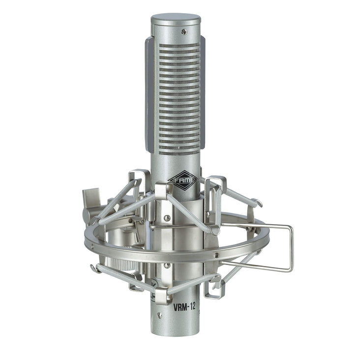 Fame Audio Pro Series VRM-12, Bändchenmikrofon in Silber, Richtcharakteristik Acht, XLR 3 Pol Anschl