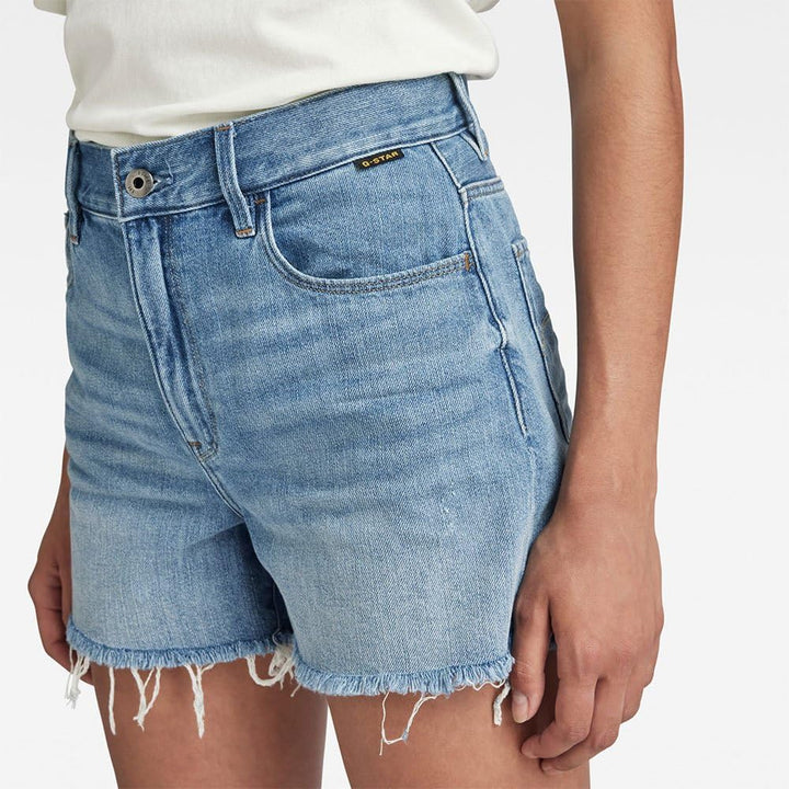 G-STAR Damen Shorts, 27W Blau (Lt Aged D24008-8973-424)