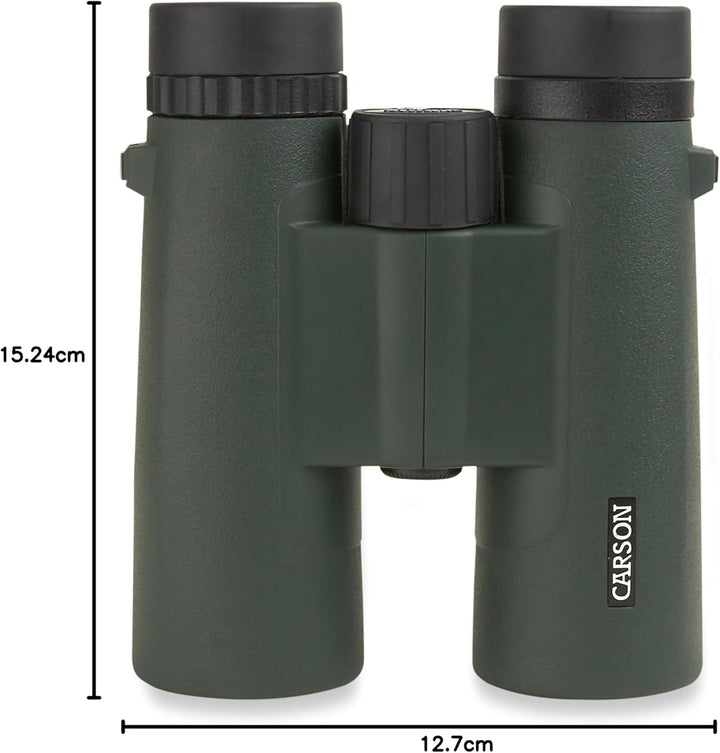 Carson Full-Size Fernglas, 10x42mm, wasserdicht und beschlagfrei (JR-042) 10x42mm Full-Size, 10x42mm