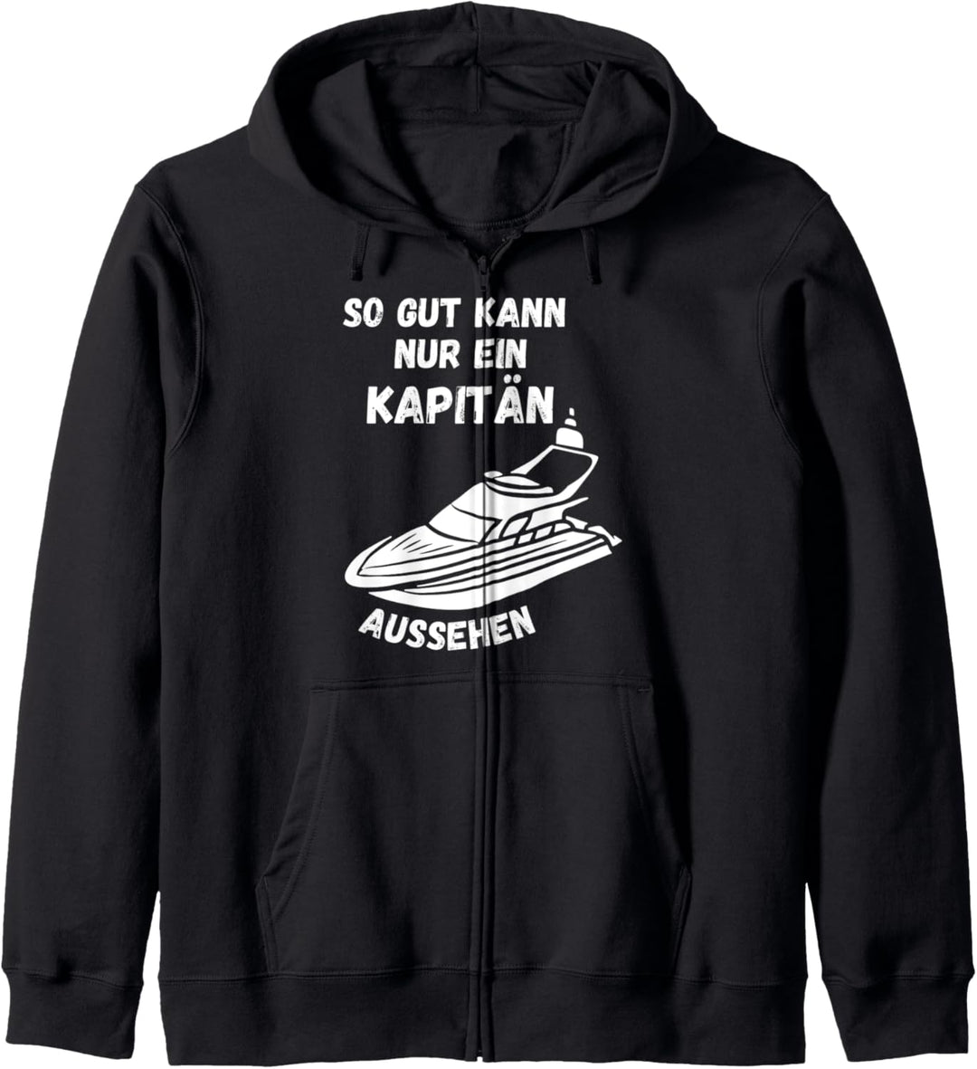 Kapitän Geschenke Bootsfahrer Boot Skipper Bootsbesitzer Kapuzenjacke