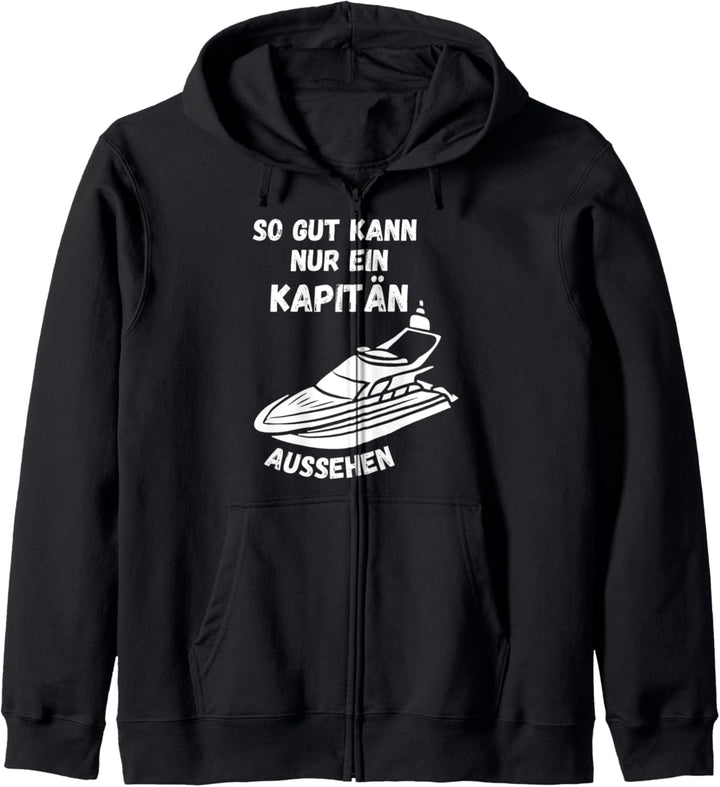Kapitän Geschenke Bootsfahrer Boot Skipper Bootsbesitzer Kapuzenjacke