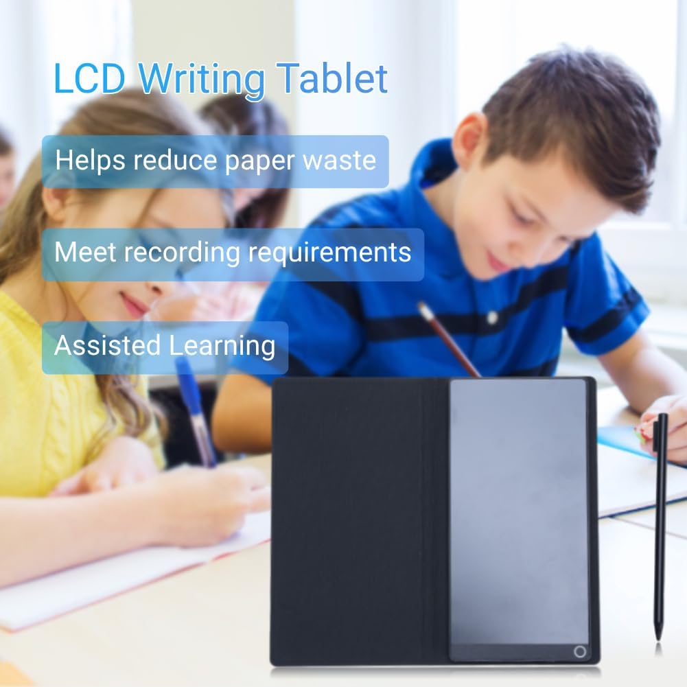 ASHATA LCD Schreibtablet für Erwachsene, 6,5 Zoll Vollbildmotor Digital Notepad, Tragbares Löschbloc