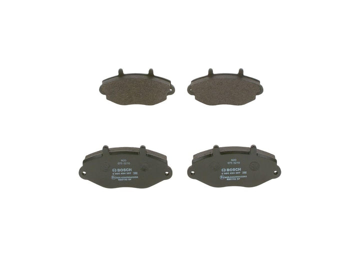 Bosch BP1199 Bremsbeläge - Vorderachse - ECE-R90 Zertifizierung - vier Bremsbeläge pro Set