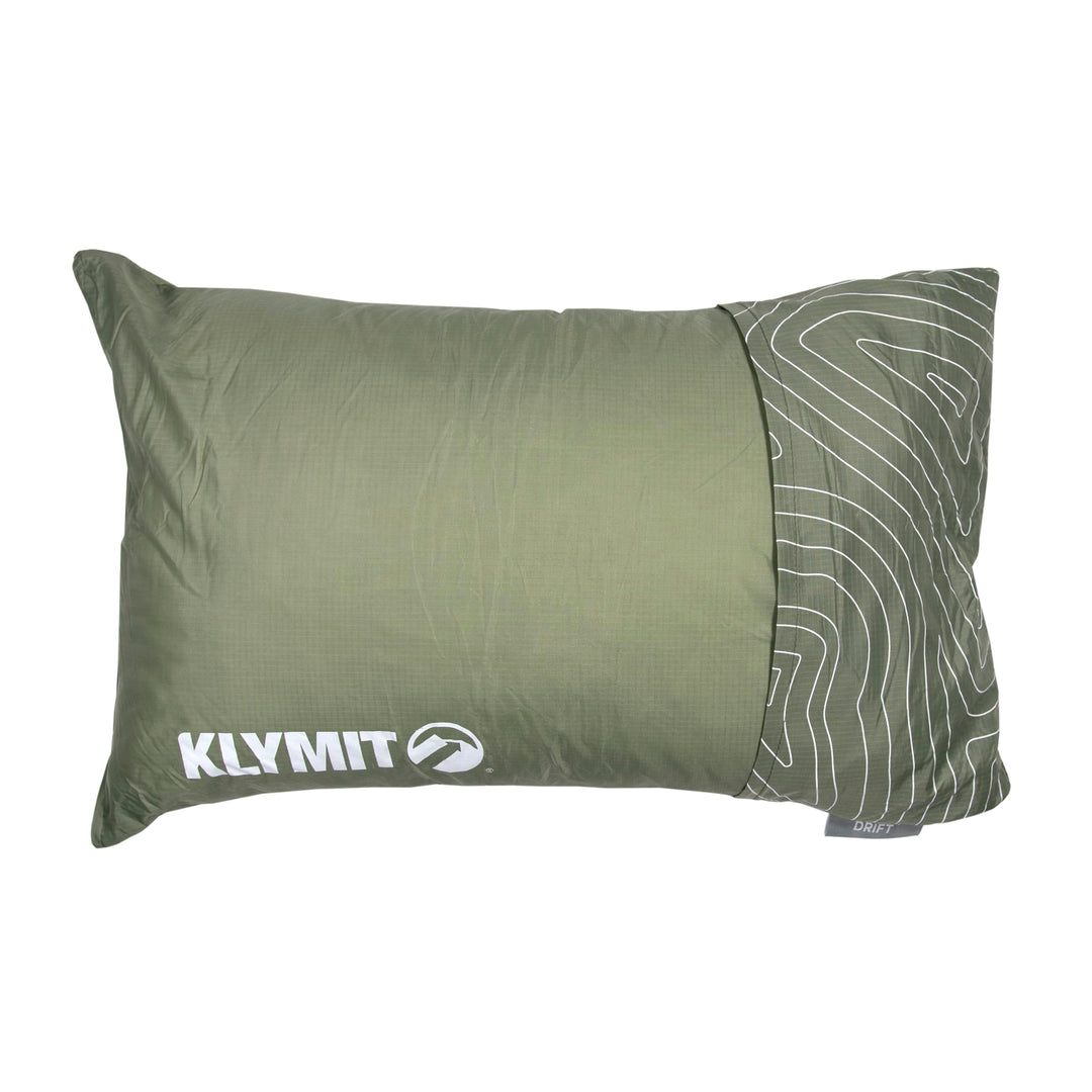 Klymit Unisex's Drift Camping Pillow, Green, Regular, Einheitsgrösse (1er Pack) Einheitsgrösse (1er