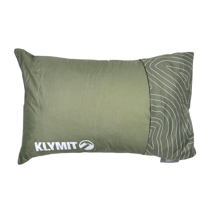 Klymit Unisex's Drift Camping Pillow, Green, Regular, Einheitsgrösse (1er Pack) Einheitsgrösse (1er
