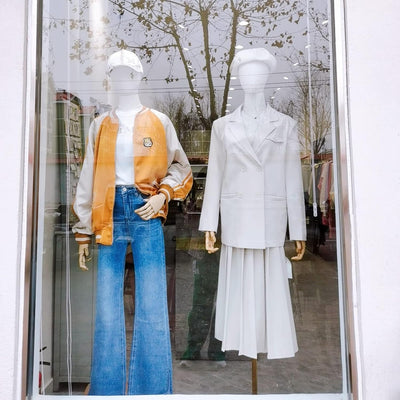 HIYOUGO Schaufensterpuppe Weiblich Schneiderpuppe, Schneiderbüste mit Verstellbarer Höhe Damenbüste