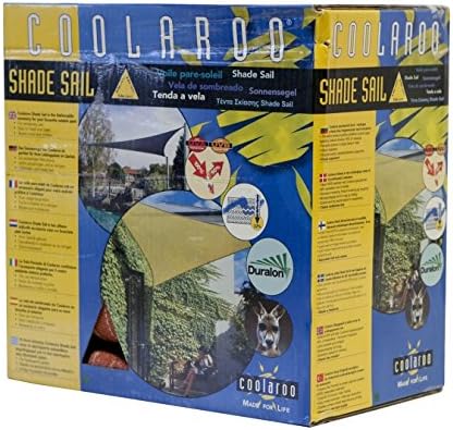 Windhager 87021 Sonnensegel Coolaroo, Dreieck 3,6 m, terracotta