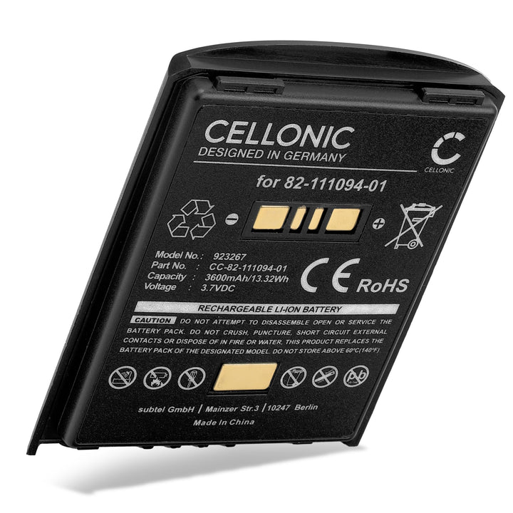 CELLONIC® 3.6V - 3.7V Ersatzakku für Motorola Symbol/Zebra MC65, MC55, MC67, MC55, MC5590 Barcode Sc
