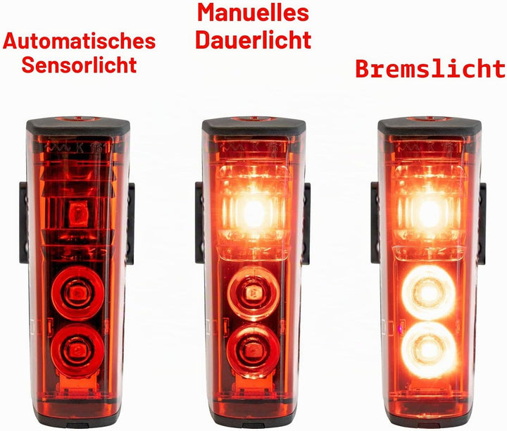 SIGMA SPORT - Blaze | LED Fahrradlicht | StVZO zugelassenes, akkubetriebenes Rücklicht mit Bremslich