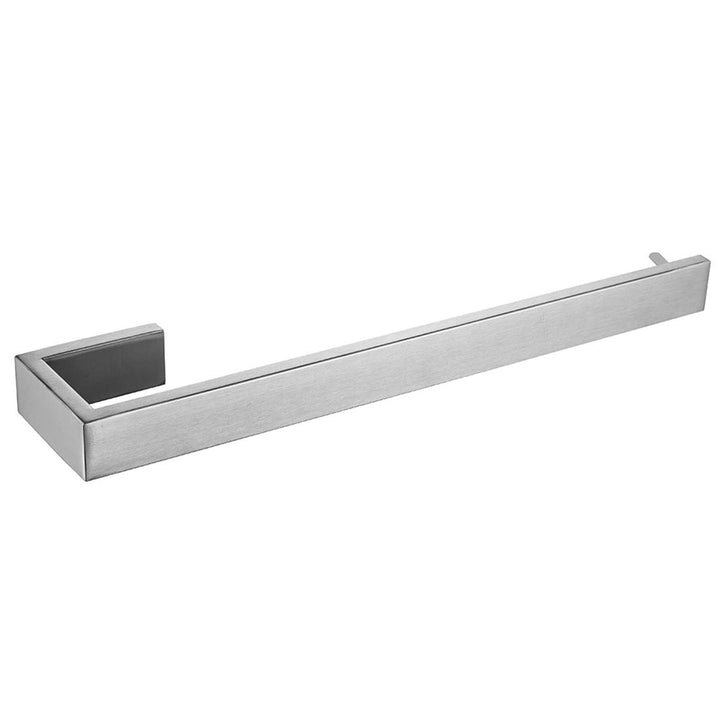 Flybath Handtuchhalter Wand Bad Küche 304 Edelstahl Gebürstet Silber 35 cm | Rostschutz, Robust, Bad