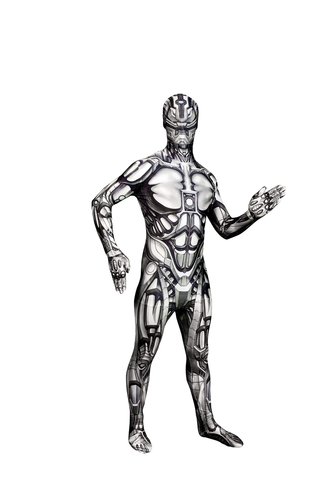 Morphsuits MLMADM Roboter Kostüm Erwachsenenkostüme, M, M Roboter