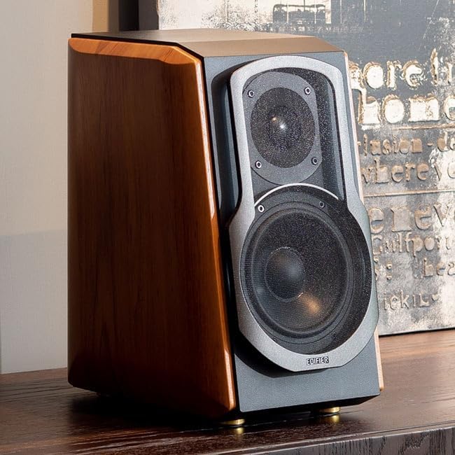 Edifier S1000MKII 2.0 Audiophile aktive Regallautsprecher, 120 Watt Lautsprecher, Bluetooth 5.0 mit