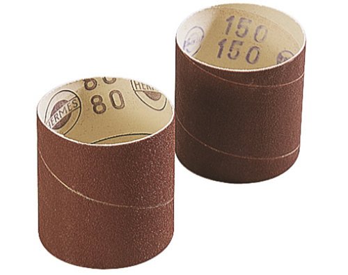 wolfcraft 2246000 2 Schleifbänder für 2245 ø 75 x 80 mm (Packung mit 3) Packung mit 3 Set 2-tlg. Ø75