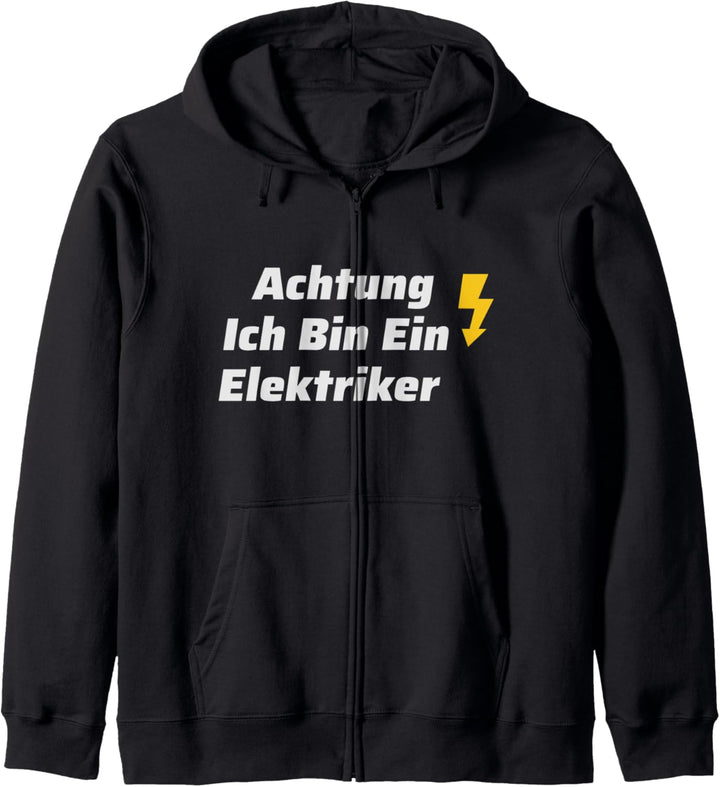 Lustige Elektriker Elektrizität Geschenk Kapuzenjacke