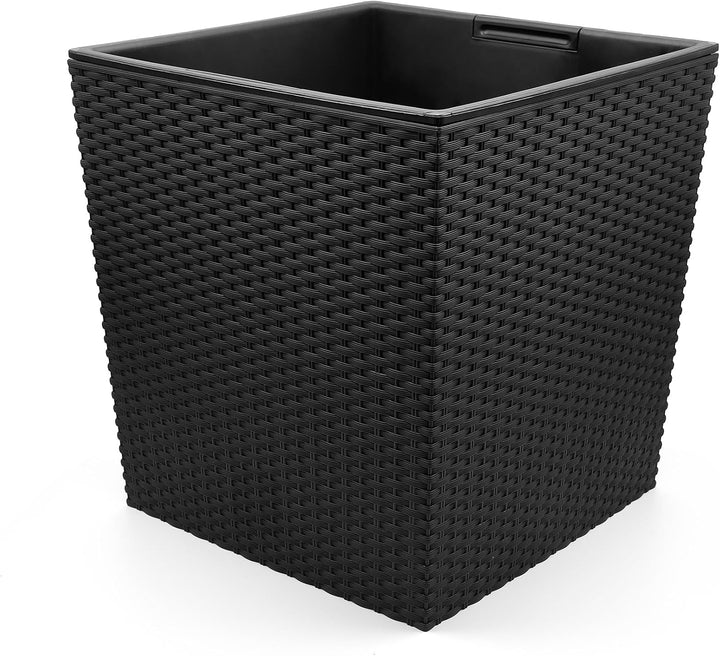 BigDean Blumentopf ca 65L 40x40x41cm mit Innentopf &amp; Bewässerungssystem