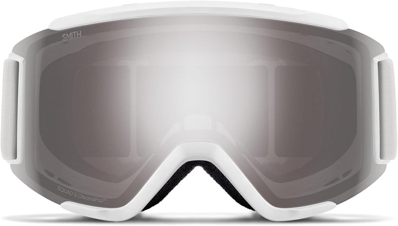 Smith Squad S ChromaPOP Skibrille, white vapor-sun platinium mirr