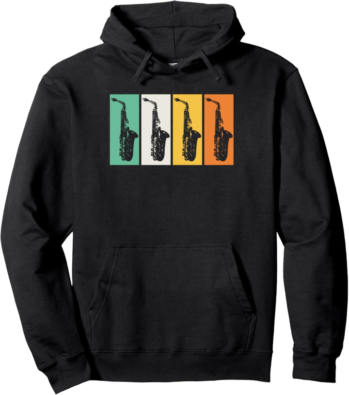 Saxophone Pullover Hoodie