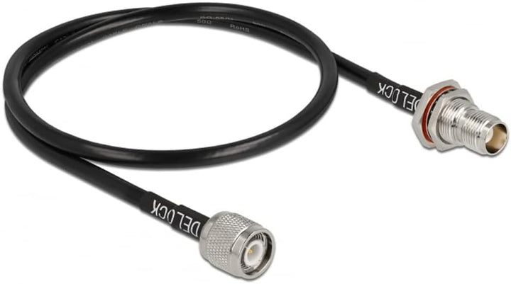 Delock Antennenkabel TNC Stecker zu TNC Buchse RG-58 60 cm