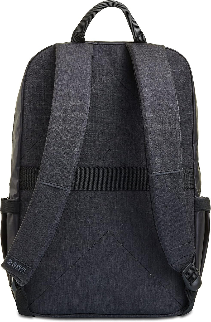 Invicta Easy M Rucksack - - Neo Urban Line Eco - Büro & Freizeit Schwarz I M, Schwarz I M