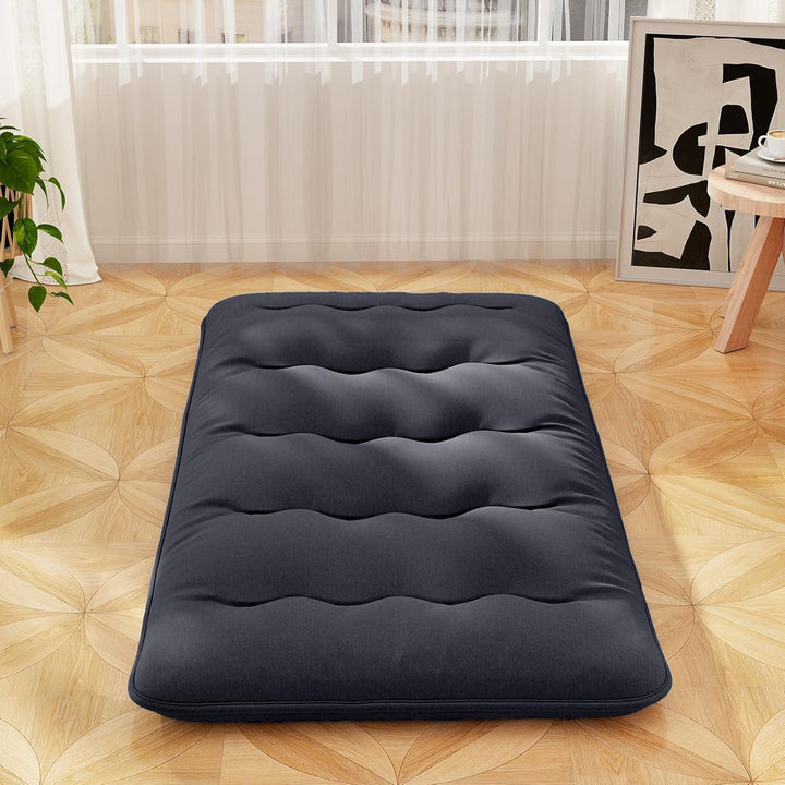 COSTWAY Japanische Futon Matratze, Tatami-Matte, Bodenmatratze, Klappmatratze mit waschbarem Bezug,